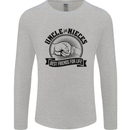 Uncle & Nieces Best Friends Uncle's Day Mens Long Sleeve T-Shirt Sports Grey
