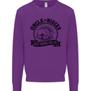 Uncle & Nieces Best Friends Uncle's Day Mens Sweatshirt Jumper Purple