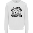Uncle & Nieces Best Friends Uncle's Day Mens Sweatshirt Jumper White
