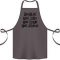 Uncle the Man the Myth the Legend Cotton Apron 100% Organic Dark Grey