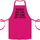 Uncle the Man the Myth the Legend Cotton Apron 100% Organic Pink