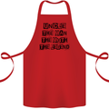 Uncle the Man the Myth the Legend Cotton Apron 100% Organic Red
