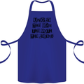 Uncle the Man the Myth the Legend Cotton Apron 100% Organic Royal Blue