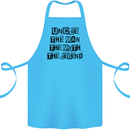 Uncle the Man the Myth the Legend Cotton Apron 100% Organic Turquoise