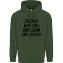 Uncle the Man the Myth the Legend Mens 80% Cotton Hoodie Forest Green