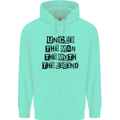 Uncle the Man the Myth the Legend Mens 80% Cotton Hoodie Peppermint