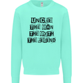 Uncle the Man the Myth the Legend Mens Sweatshirt Jumper Peppermint