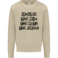 Uncle the Man the Myth the Legend Mens Sweatshirt Jumper Sand