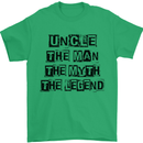 Uncle the Man the Myth the Legend Mens T-Shirt Cotton Gildan Irish Green