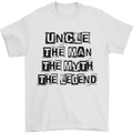 Uncle the Man the Myth the Legend Mens T-Shirt Cotton Gildan White