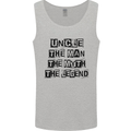 Uncle the Man the Myth the Legend Mens Vest Tank Top Sports Grey