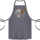 Underground DJ Skull DJing Music Cotton Apron 100% Organic Steel