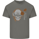 Underground DJ Skull DJing Music Kids T-Shirt Childrens Charcoal