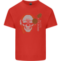 Underground DJ Skull DJing Music Kids T-Shirt Childrens Red