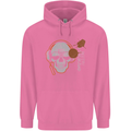 Underground DJ Skull DJing Music Mens 80% Cotton Hoodie Azelea