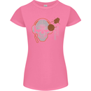Underground DJ Skull DJing Music Womens Petite Cut T-Shirt Azalea