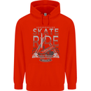 Underground Skate Ride Skateboard Childrens Kids Hoodie Bright Red