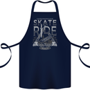 Underground Skate Ride Skateboard Cotton Apron 100% Organic Navy Blue