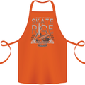 Underground Skate Ride Skateboard Cotton Apron 100% Organic Orange
