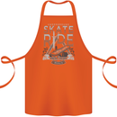 Underground Skate Ride Skateboard Cotton Apron 100% Organic Orange