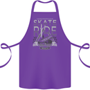 Underground Skate Ride Skateboard Cotton Apron 100% Organic Purple