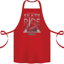 Underground Skate Ride Skateboard Cotton Apron 100% Organic Red