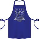 Underground Skate Ride Skateboard Cotton Apron 100% Organic Royal Blue