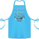 Underground Skate Ride Skateboard Cotton Apron 100% Organic Turquoise