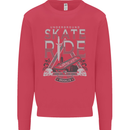 Underground Skate Ride Skateboard Kids Sweatshirt Jumper Heliconia