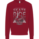 Underground Skate Ride Skateboard Kids Sweatshirt Jumper Red