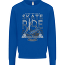 Underground Skate Ride Skateboard Kids Sweatshirt Jumper Royal Blue