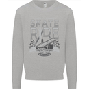 Underground Skate Ride Skateboard Kids Sweatshirt Jumper Sports Grey