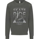 Underground Skate Ride Skateboard Kids Sweatshirt Jumper Storm Grey