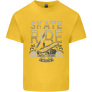 Underground Skate Ride Skateboard Kids T-Shirt Childrens Yellow