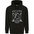 Underground Skate Ride Skateboard Mens 80% Cotton Hoodie Black