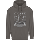 Underground Skate Ride Skateboard Mens 80% Cotton Hoodie Charcoal