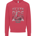 Underground Skate Ride Skateboard Mens Sweatshirt Jumper Heliconia