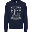 Underground Skate Ride Skateboard Mens Sweatshirt Jumper Navy Blue