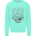 Underground Skate Ride Skateboard Mens Sweatshirt Jumper Peppermint