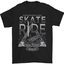 Underground Skate Ride Skateboard Mens T-Shirt Cotton Gildan Black