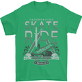 Underground Skate Ride Skateboard Mens T-Shirt Cotton Gildan Irish Green