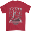 Underground Skate Ride Skateboard Mens T-Shirt Cotton Gildan Red