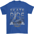 Underground Skate Ride Skateboard Mens T-Shirt Cotton Gildan Royal Blue
