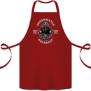Underwater Aquanaut Scuba Diving Diver Cotton Apron 100% Organic Maroon