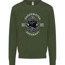Underwater Aquanaut Scuba Diving Diver Kids Sweatshirt Jumper Forest Green
