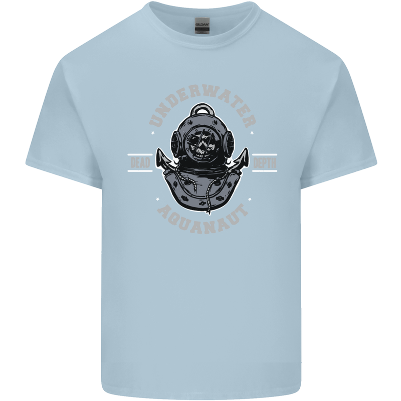 Underwater Aquanaut Scuba Diving Diver Kids T-Shirt Childrens Light Blue