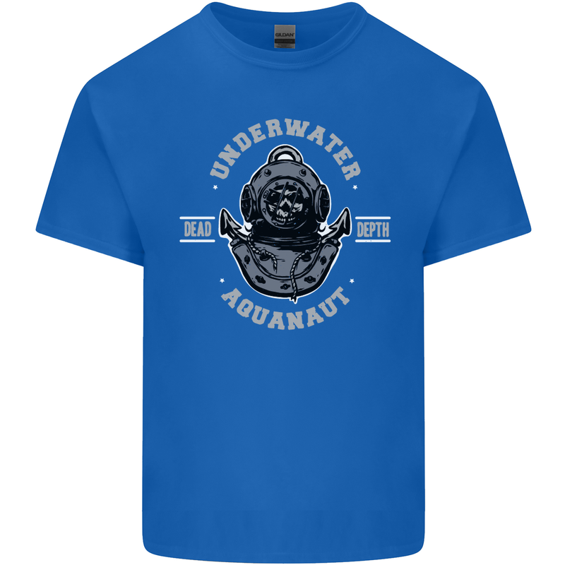 Underwater Aquanaut Scuba Diving Diver Kids T-Shirt Childrens Royal Blue