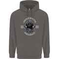 Underwater Aquanaut Scuba Diving Diver Mens 80% Cotton Hoodie Charcoal