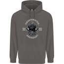 Underwater Aquanaut Scuba Diving Diver Mens 80% Cotton Hoodie Charcoal