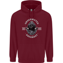 Underwater Aquanaut Scuba Diving Diver Mens 80% Cotton Hoodie Maroon